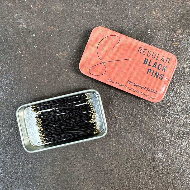 Sewply - Regular Black Pins / Stecknadeln